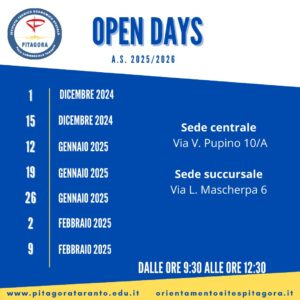 Open Days 2025